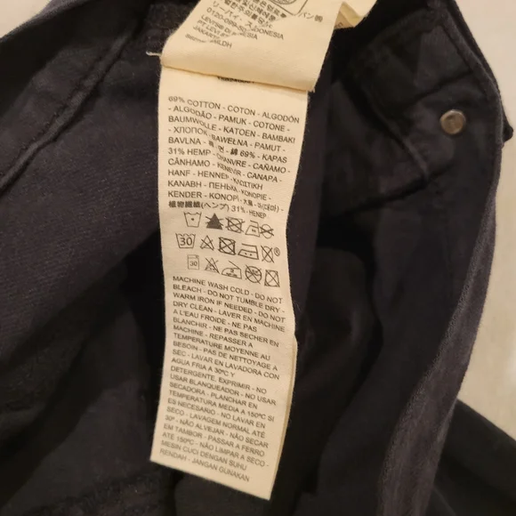 Levi's Ribcage Wide-Leg Black Jeans Women's Size 27 - Picture 7 of 10